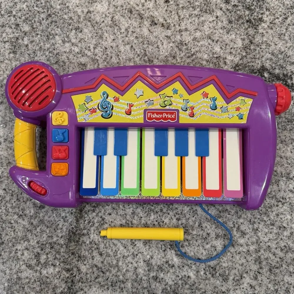 VTG/RARE - 2001 FISHER-PRICE Lil’ Music Makers 2 in 1 Piano to Xylophone- *READ*